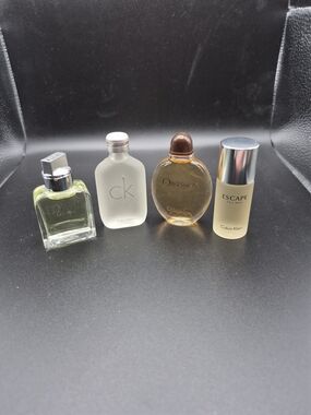 Calvin Klein Mini Fragrance Set - Clear, Frosted & Amber Bottles